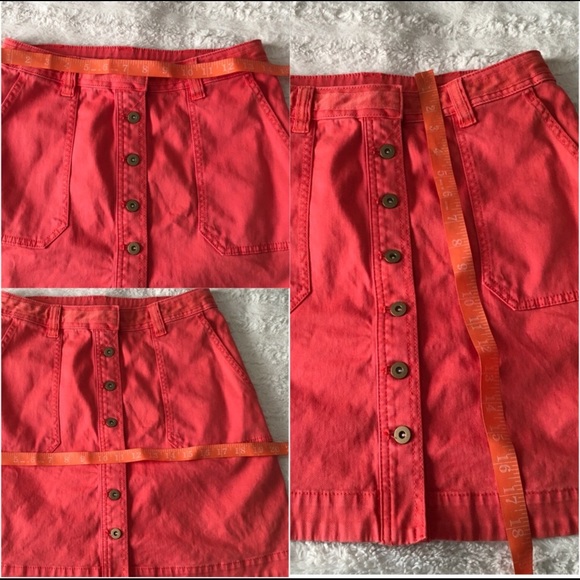 Pilcro & The Letterpress Button Down Skirt - Picture 2 of 5